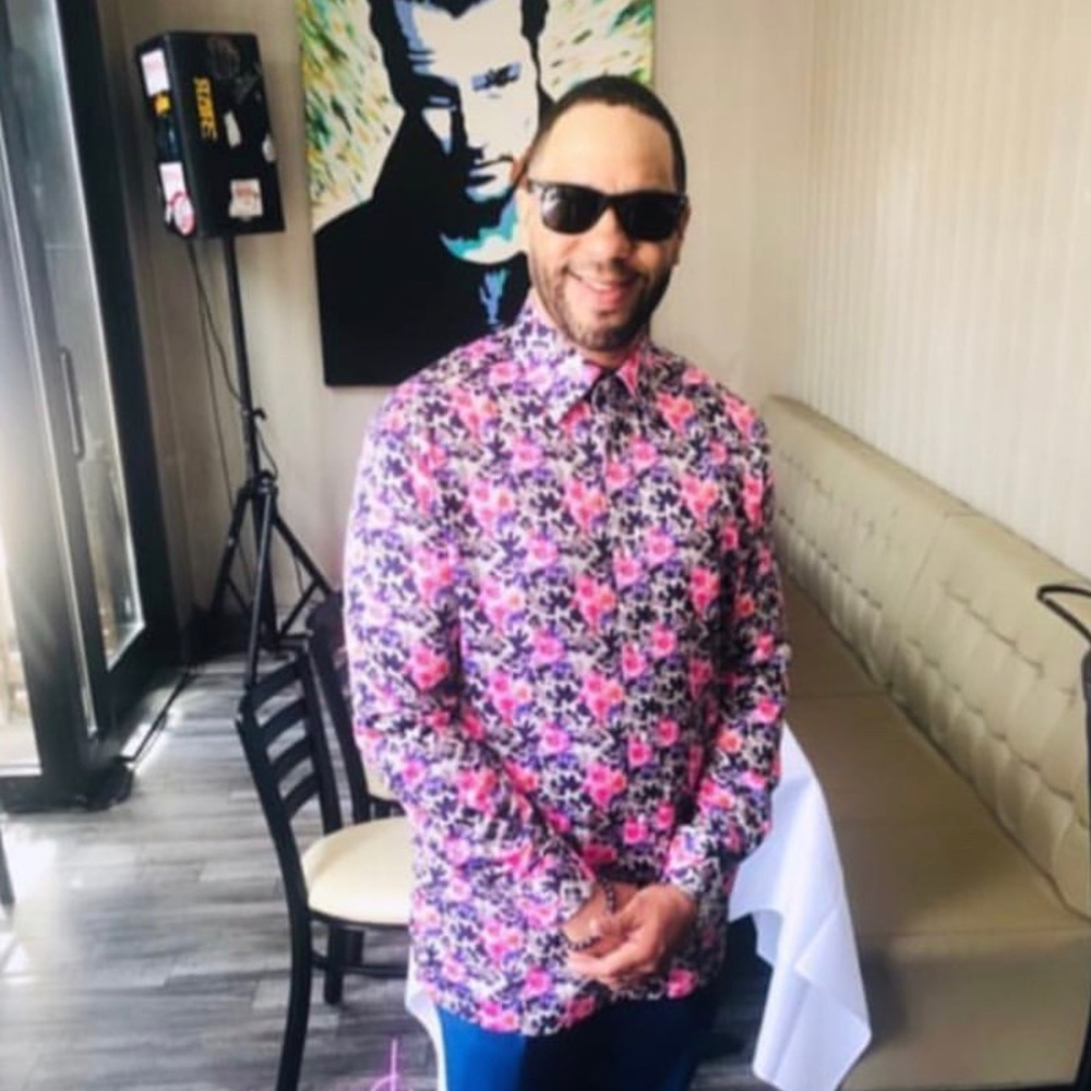 camouflage floral shirt